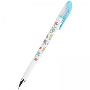 Ручка кулькова Cute dogs синя AXENT AB1049-40-A