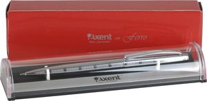 Ручка кулькова Axent Ferro AGP1261-01 срібло - Фото 1