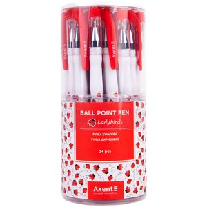 Ручка шариковая автоматическая Ladybirds, AXENT AB1049-11-A - Фото 1