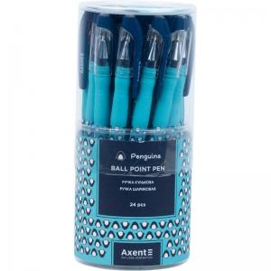 Ручка шариковая Axent Penguins AB1049-26-A синяя - Фото 1