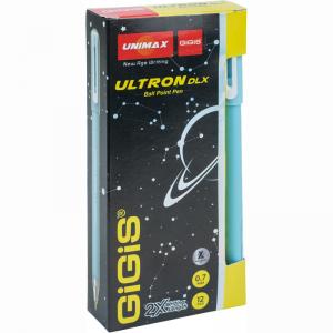 Ручка шариковая Ultron DLX 2х синяя Unimax UX-149-02 - Фото 1