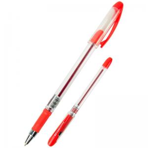 Ручка масляна червона AXENT DB2062-06