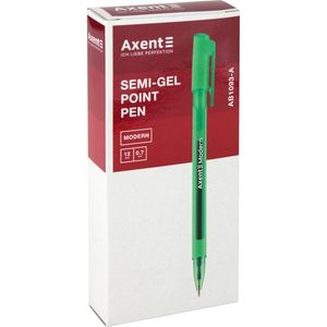 Ручка масляна Axent Modern, синя AB1093-02-A - Фото 1