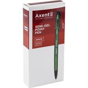 Ручка масляная Space, прорезиненные вставки, 0.7 мм, AXENT AB1087-02-A - Фото 1