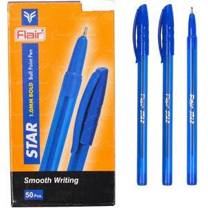 Ручка масляна 1.0 мм Star Flair Fl.1188.bl синя