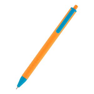 Ручка масляная автоматическая 0.7 мм Reporter Color Axent AB1069-02-A синяя - Фото 3