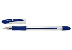 Ручка масляна Optima OIL STAR 0.5 Optima O15647-02 синя