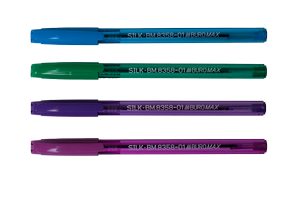 Ручка масляная Silk Buromax BM.8358-01(синяя)