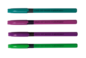 Ручка масляная SonataGrip Buromax  BM.8355-01(синяя)