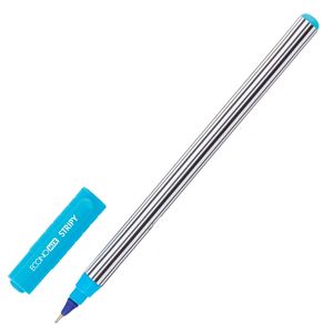 Ручка масляна STRIPY 0.7 мм Economix E10198-02 синя