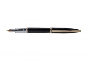 Ручка піряна Cabinet Monaco корпус чорний з сріблястим O15921-01