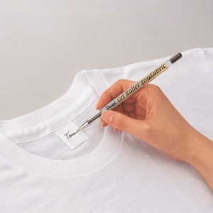 Ручка ролер для текстилю BN15 чорна Pentel BN15-АТ - Фото 1