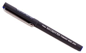 Ручка-ролер Pentel 0.5 мм Document Pen MR205