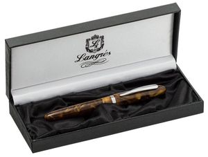 Ручка-ролер Titan т. коричневий у подарунковому футлярі LS.412000-19 Langres