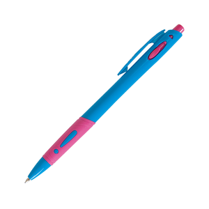 Ручка шариковая автоматическая 0.7 мм синяя Zibi ZB.2101-01 - Фото 7