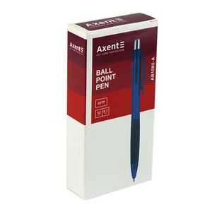 Ручка шариковая автоматическая City Axent AB1082-02-A(синяя) - Фото 1