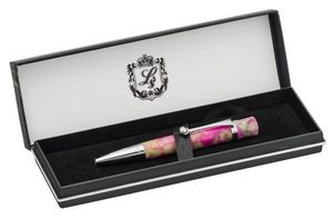 Ручка кулькова Fancy рожевий в подарунковому футлярі LS.402013-10 Langres