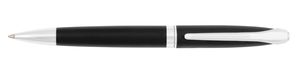Ручка кулькова Geneva Optima O15951-45 чорна з сріблястим