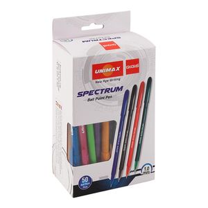 Ручка шариковая Spectrum Fashion Unimax UX-135-02 синяя