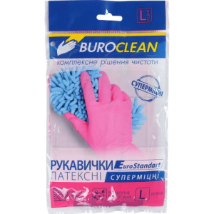 Рукавички BUROCLEAN господарські суперміцні Buroclean розмір L 10200305