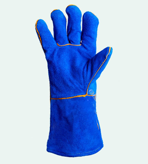 Рукавиці Краги 4508 зварювальні з підкладкою, сині, розмір Xl, Doloni, 0145718