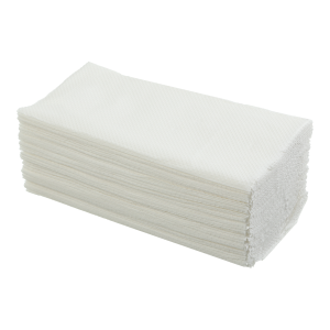 Полотенца бумажные PAPERO RV035 V-образные 23х24.5 см 1 слой 150 листов белые целлюлозные - Фото 1