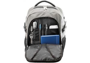 Рюкзак-сумка 2в1, анатомическая спинка, унисекс, два отделения, 48х32х15 см, полиэстер, Optima O96908 - Фото 14