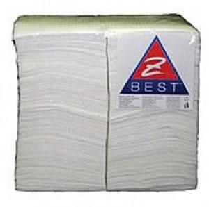 Серветки ЕКОНОМ білі, 23х23 см, 400 шт, Z-BEST, 0126036