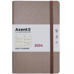Щоденник датований 2024 Partner Soft Earth Colors A5 коричневий AXENT 8820-24-01-A