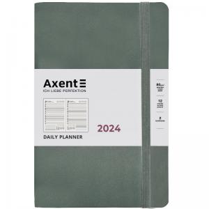 Щоденник датований 2024 Partner Soft Earth Colors A5 зелений AXENT 8820-24-04-A