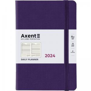 Ежедневник датированный 2024 Partner Soft Diamond A5 фиолетовый AXENT 8818-24-11-A