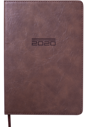 Щоденник датований 2020 ALTRIUM, A5, 336 стор, BUROMAX BM.2194 - матеріал обкладинки: штучна шкіра