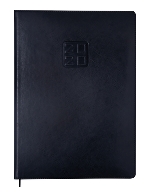 Щоденник датований 2020 BRAVO (Soft), А4, BUROMAX BM.2740 - тиснення: сліпе, фольгування