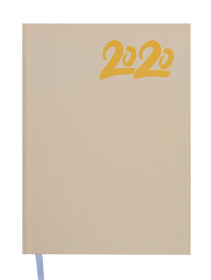 Щоденник датований 2020 CRAYON, A5, 336 стор, BUROMAX BM.2107 - колір: жовтий
