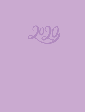 Щоденник датований 2020 CRAYON, A5, 336 стор, BUROMAX BM.2107 - колір: рожевий