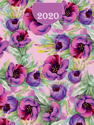 Ежедневник датированный 2020 ESTILO, A5, 336 стр., BUROMAX BM.2165 - цвет: розовый