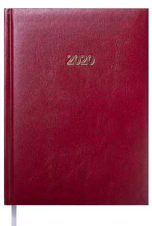 Ежедневник датированный 2020 FORCE, A5, 336 стр., BUROMAX BM.2197 - цвет: бордовый