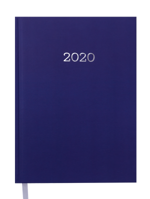 Ежедневник датированный 2020 MONOCHROME, A5, BUROMAX BM.2160 - цвет: зеленый