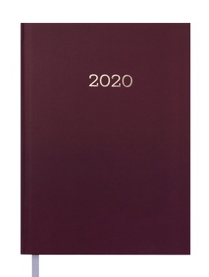 Ежедневник датированный 2020 MONOCHROME, A5, BUROMAX BM.2160 - материал обложки: полиграфическая