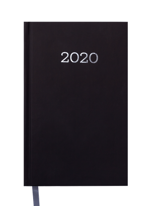 Щоденник датований 2020 MONOCHROME, A6, 336 стор, BUROMAX BM.2564 - колір блоку: білий