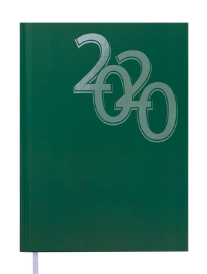 Ежедневник датированный 2020 OFFICE, A5, BUROMAX BM.2164 - цвет: зеленый
