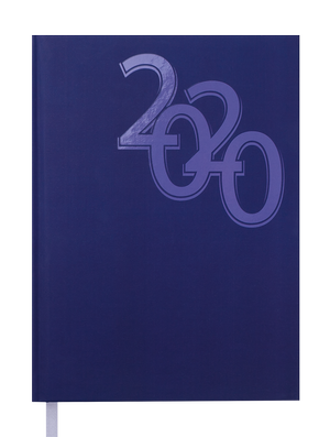 Щоденник датований 2020 OFFICE, A5, BUROMAX BM.2164 - колір: синій