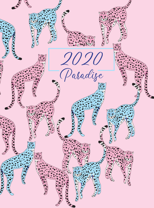 Щоденник дат. 2020 PARADISE, A5, 336 стор, BUROMAX BM.2198 - колір: рожевий