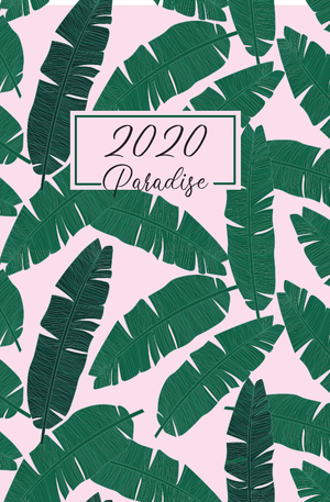 Щоденник дат. 2020 PARADISE, A5, 336 стор, BUROMAX BM.2198 - колір: зелений