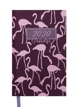 Щоденник датований 2020 PARADISE, A6, 336 стор, BUROMAX BM.2571 - матеріал обкладинки: поліграфічна