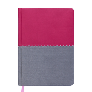 Ежедневник датированный 2020 QUATTRO, A5, 336 стр., BUROMAX BM.2140 - цвет: серый