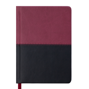 Ежедневник датированный 2020 QUATTRO, A6, 336 стр., BUROMAX BM.2519 - цвет: бордовый