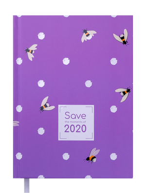 Щоденник датований 2020 SAVE, A5, 336 стор, BUROMAX BM.2167 - тиснення: не рекомендується