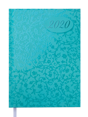 Ежедневник датированный 2020 VINTAGE, A5, 336 стр., BUROMAX BM.2174 - цвет: салатовый