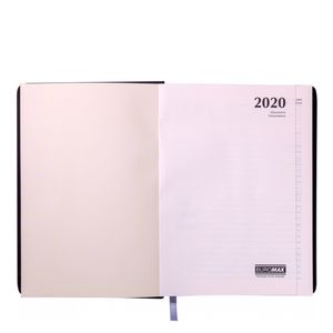 Щоденник датований 2020 WISE, A5, 336 стор BUROMAX BM.2195 - колір: чорний